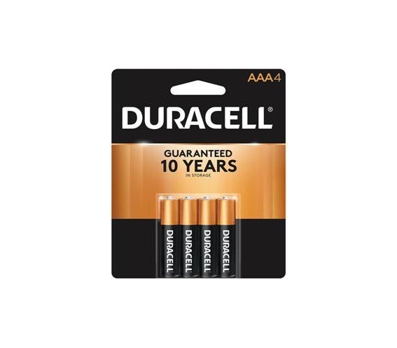 DURACELL - BATTERY AAA (4 PACK)