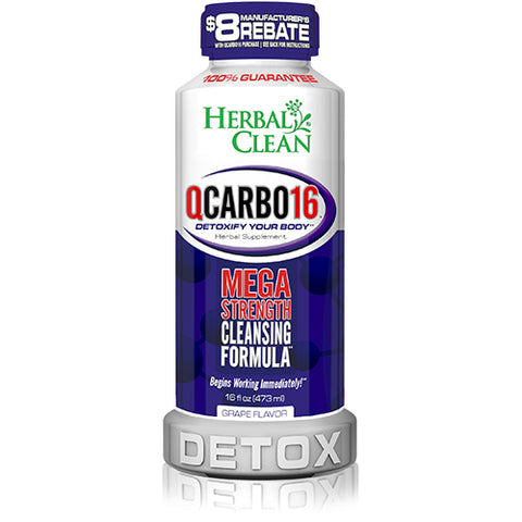 HERBAL CLEAN | QCARBO16 | DETOXIFY YOUR BODY | 16FL OZ