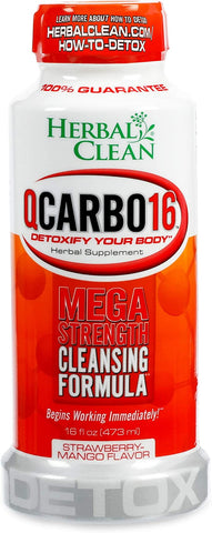 HERBAL CLEAN | QCARBO16 | DETOXIFY YOUR BODY | 16FL OZ